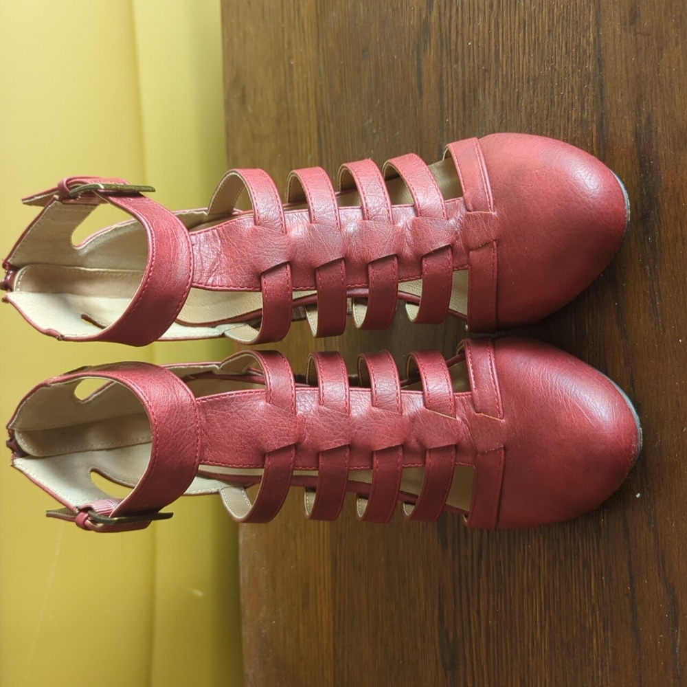 Red booties